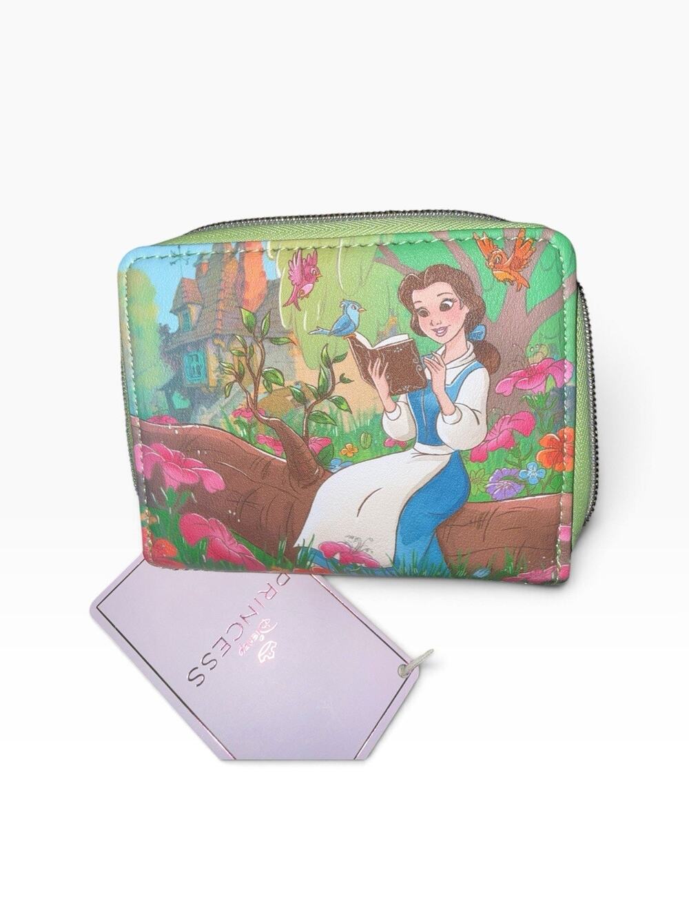 Loungefly Disney Beauty And The Beast Belle Reading Zip Wallet NEW NWT